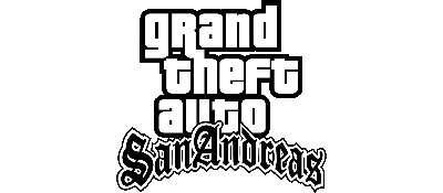 Grand Theft Auto San Andreas logo for Playstation 2